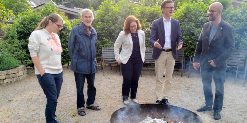 Station “Bruder Feuer” eröffnet Reihe zum Sonnengesang im Kapuzinerklostergarten